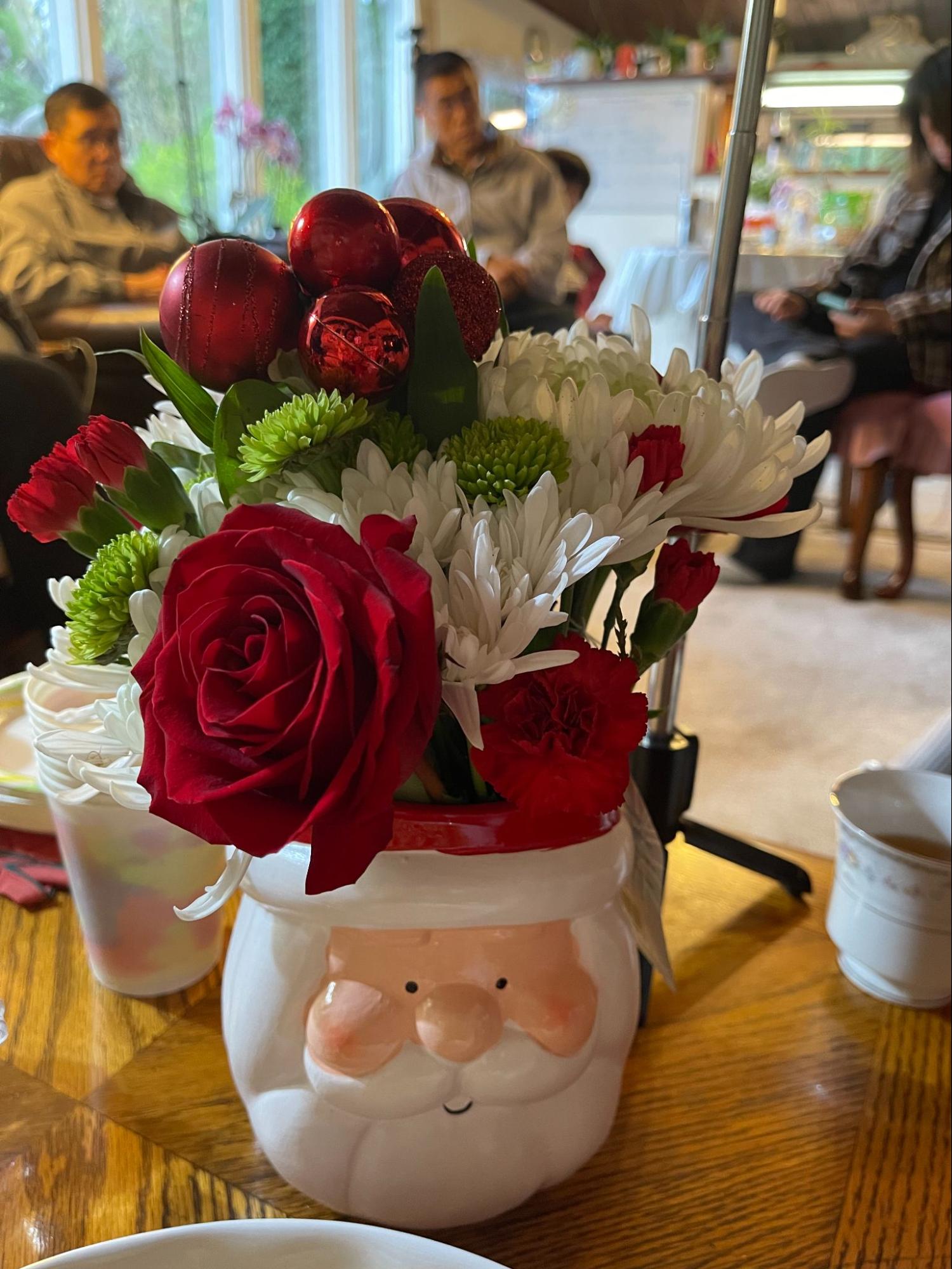 李泽甘学长在家中